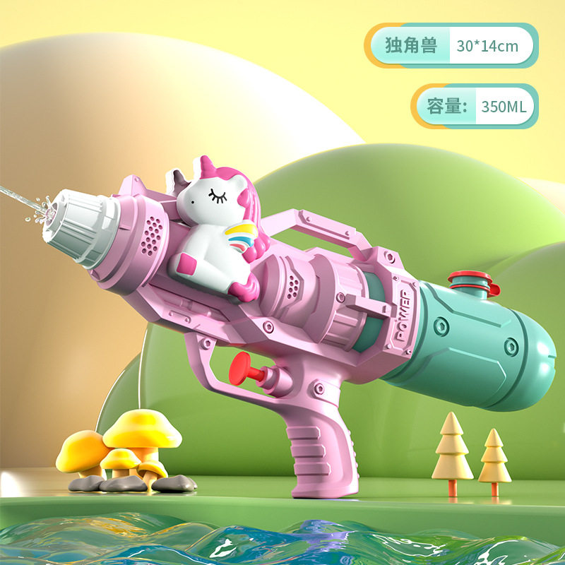 儿童玩具水枪大号双喷头恐龙鸭子戏水枪泼水节大人沙滩玩具摆地摊