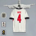 England home jersey, number 4 with captain's armband