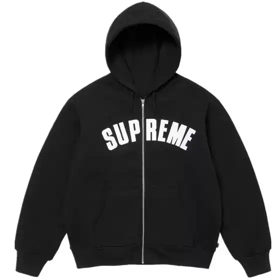 Yang Mi Lantern Festival Same Style Black Letter Print Hoodie Top Cardigan Jacket 2025 Spring Clothes