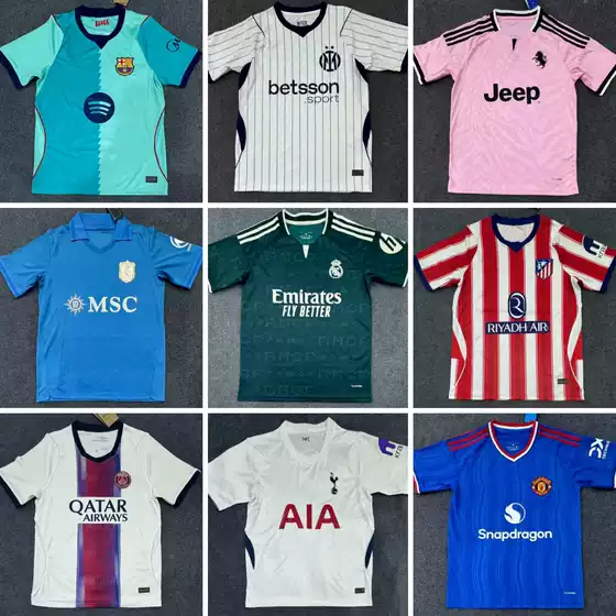 2627 Club Season Thai Version Football Jerseys Arsenal Barcelona Juventus Tottenham Paris Corinthians Jerseys