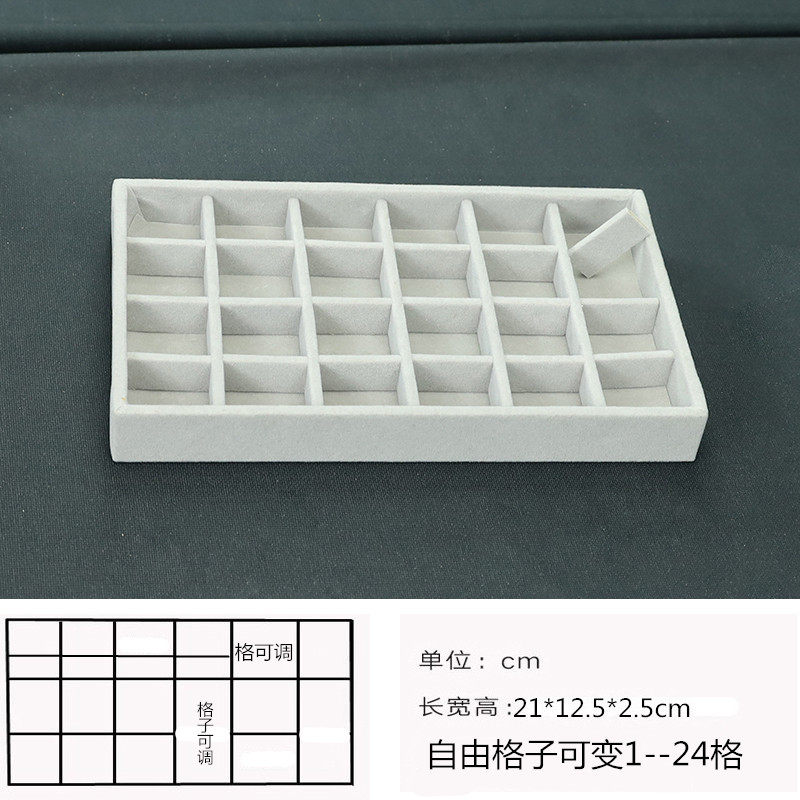 Jewelry Box Velvet Ring Box Earrings Earrings Tray Jewelry Display Tray Velvet Storage Box Jewelry Tray Wholesale