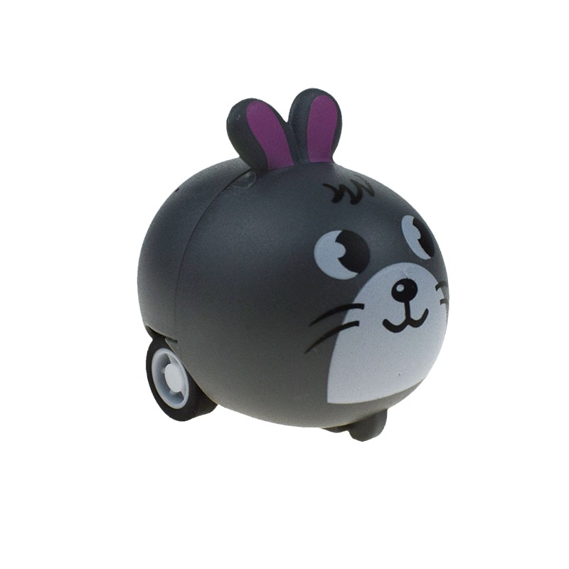 创意回力食玩迷你会跑的甜甜圈车扭蛋新奇玩具口袋车子