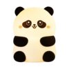 Panda Pat Light Colorful Rechargeable USB Pat Light Night Light Cartoon Silicone Night Light Gift Customization