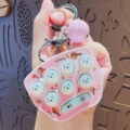 Whack-a-mole on the palm-pink