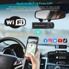 Cross-Border New Product Hd 1080P Three-Lens Driving Recorder Wifi In-Car Front and Rear Car Recorder Dvr