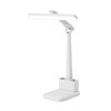 Rotating LED desk lamp touch eye protection dimming student dedicated reading and writing usb charging dual-use reading desk bedside lamp