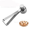 Factory spot stainless steel quick egg opening device household glutinous rice egg shell opening device creative egg shell separator egg pulling device