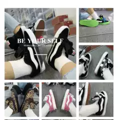 Putian Shoes Knuskool Men's and Women's Casual Sneakers with Large Logo, Thick Tongue, Pure Original Shoes