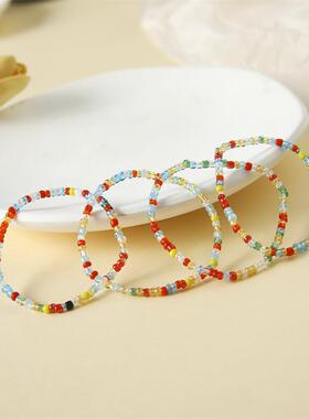 欧美新款手链米珠散珠手链   波西米亚手链米珠手工串珠