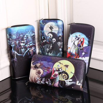 Cross-Border Foreign Trade Cartoon Nightmare before Christmas Wallet Christmas Monster Halloween Jack Children's Boys Coin Purse