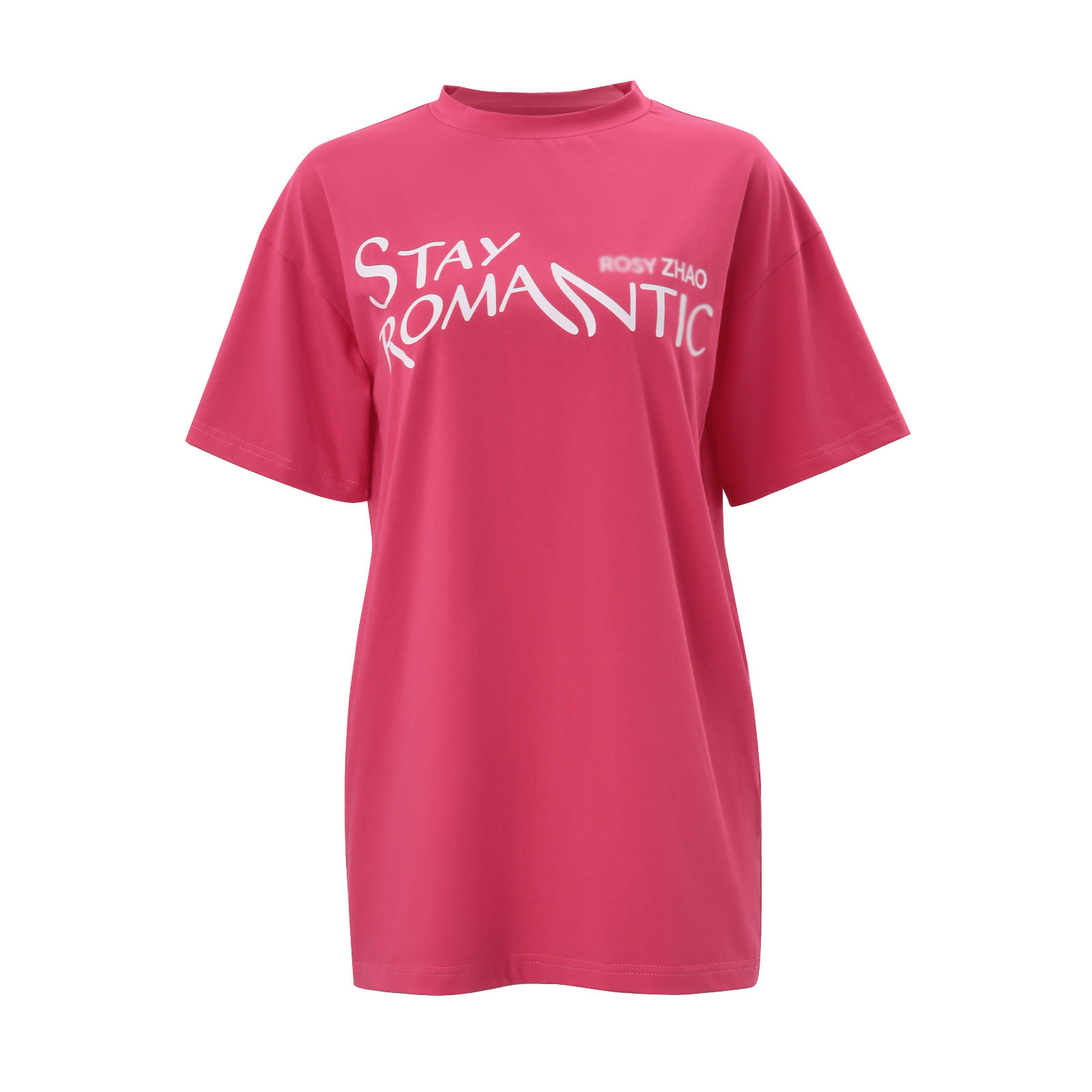 Womens Loose Fit Letter Print T Shirt Fashionable Round Neck Short Sleeve Summer Style Wholesale Available