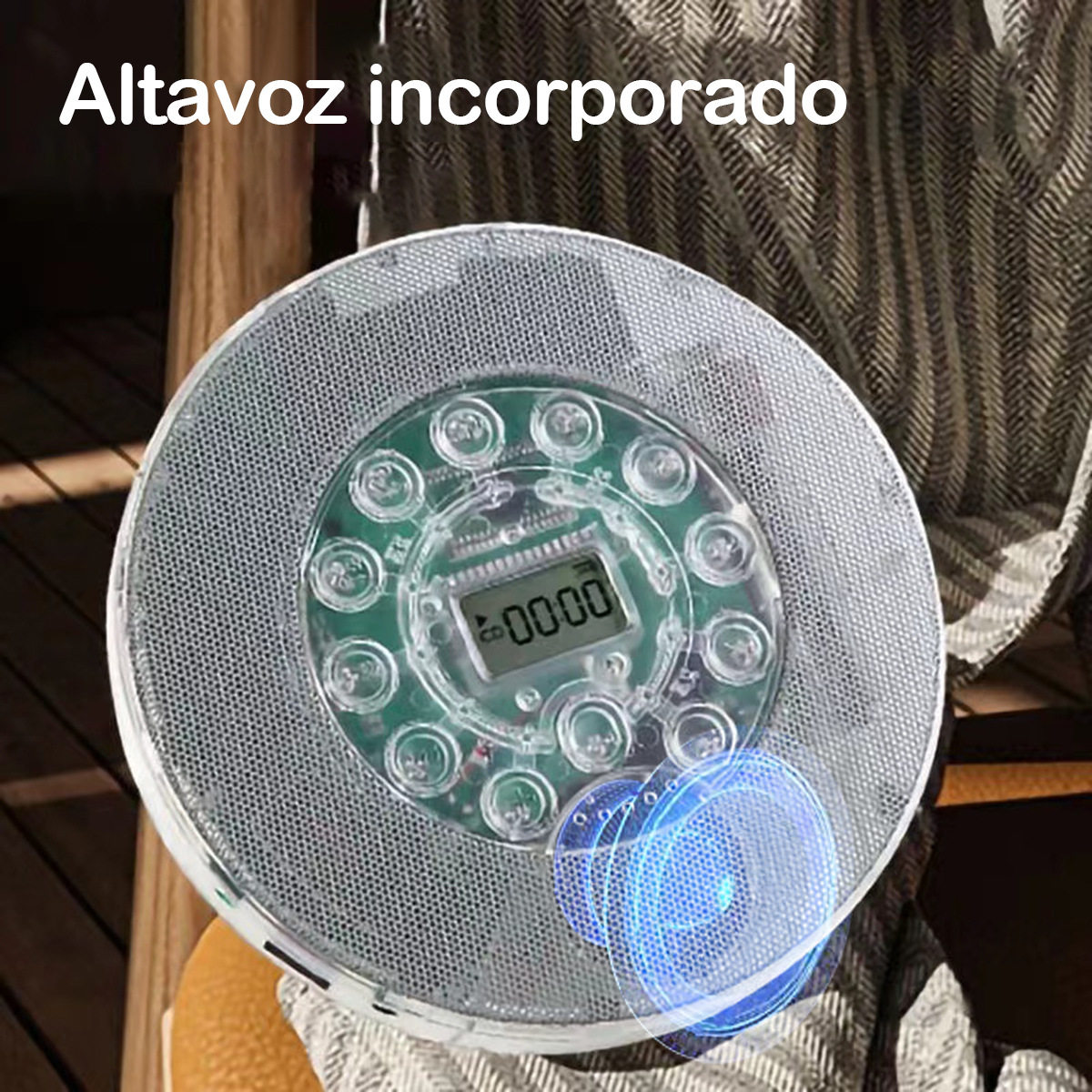 Transparent Cd Player Portable Cd Walkman Home English Mp3 Repeater Bluetooth Music Player Cross-Border