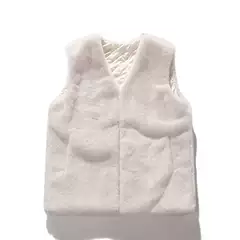 Winter New Imitation Mink Fur Vest for Men, Fashionable and Casual Plush Vest, Sleeveless Top, Couple Vest for Women