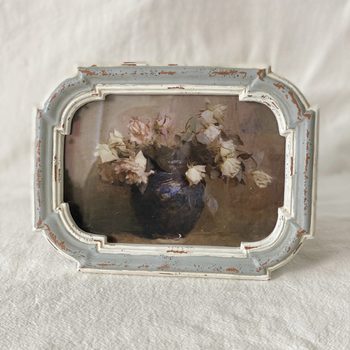 French retro mottled old 6 inch resin photo frame desktop table European classical picture frame background wall decorative painting