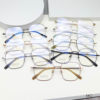 Antique fashion 54 large frame multilateral retro glasses frame wholesale high myopia frame titanium alloy small face Danyang