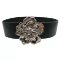 Flowers [black] -102cm
