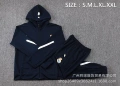 Long drawstring hooded sweatshirt, real madrid royal blue