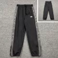 K8435 Black Print Grey Pants