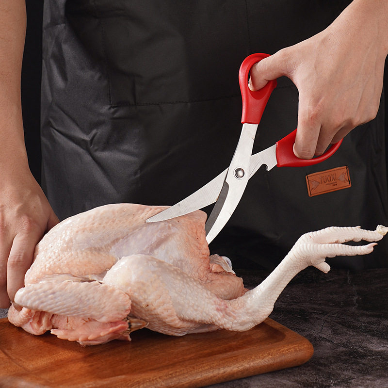 Korean Barbecue Scissors Clip Set Bone Chicken Steak Scissors Barbecue Clip Food Clip Barbecue Gadget Set