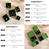 Wholesale In-Stock Bowknot Green Jewelry Boxes in Various Sizes for Pendants, Bracelets, Rings, Necklaces, and Earrings. Jewelry Packaging Boxes