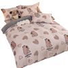 Winter Maternal and Infant Grade Milk Velvet Four-Piece Bed Quilt Cover Student Dormitory Skin-Friendly Cotton Three-Piece Bed Bed Sheets Set