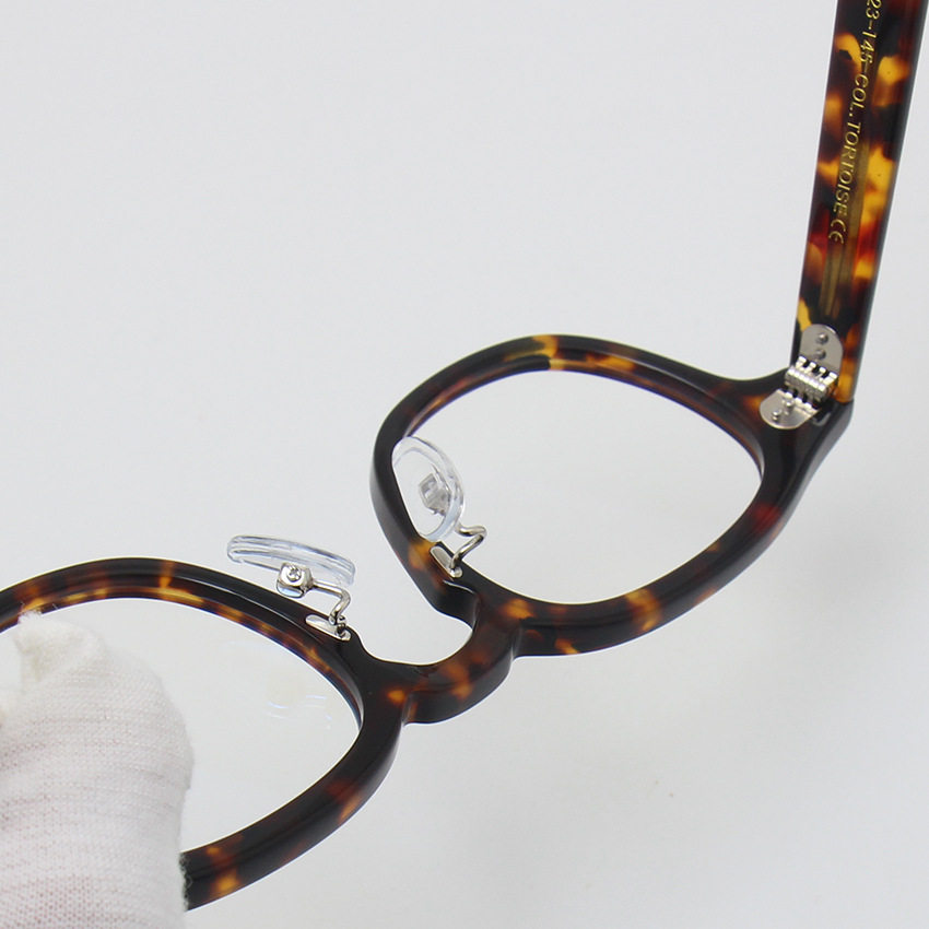 Lemtosh-46 Size Nose Pad Style Asian Version Square Eyeglass Frame Myopia Glasses Frame Korean Style Acetate Eyeglass Frame