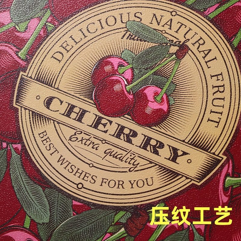 Cherry box color printing corrugated fruit portable gift box high-grade light luxury gift box empty box wholesale