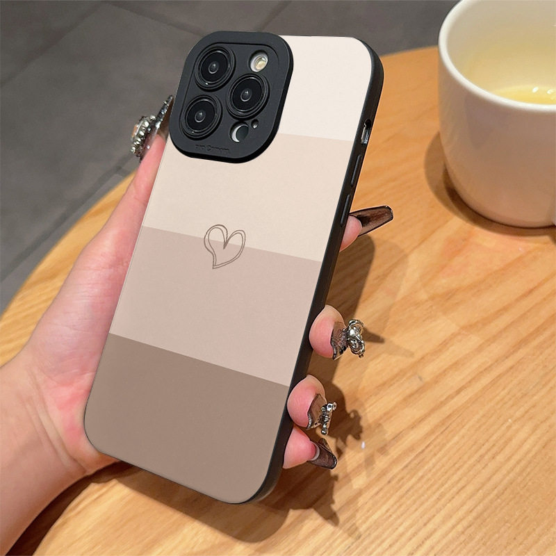 Advanced Love Applicable to iPhone15promax Straight Edge Rubik's Cube Phone Shell Apple 14 Fine Hole 11/12/13