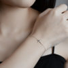 S925 sterling silver cross bracelet Women's European and American cross-border hot selling light luxury high-grade hand jewelry versatile simple accessories