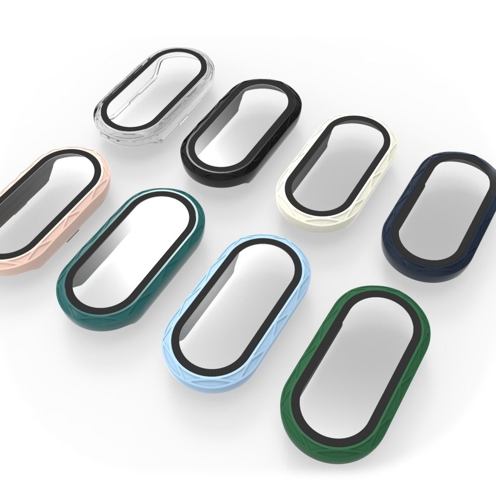 For mi band 9 protective cover smart watch MI4/5/6/7/8 generation toughened film PC case integrated protective case