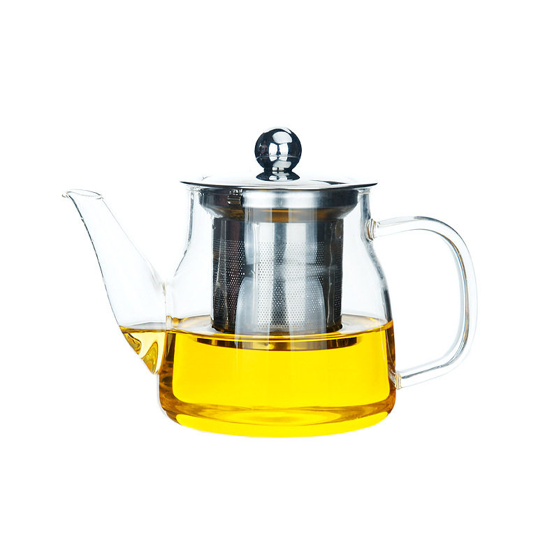 Factory wholesale glass teapot stainless steel filter liner scented tea teapot electric ceramic stove heating teapot