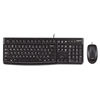 Logitech MK120 wired keyboard and mouse set waterproof notebook desktop keyboard and mouse Home Office warranty