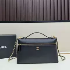 2026 New Style Lunch Box Bag, Mini Square Bag, Hand-Held Shoulder Crossbody Bag, Genuine Leather Women's Bag