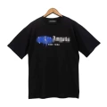 Black with Blue Print