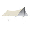 Canopy Tent Outdoor Picnic Camping Table and Chairs Camping Sun Protection Sunshade Coated with Silver Butterfly Type Extra Large Awning