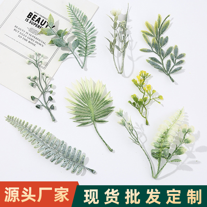 cross - border ใหม่จำลองปลอมสีเขียวพืช bonsai เครื่องประดับห...