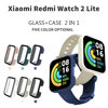 Suitable for Redmi Watch2 Lite Overseas Version, Tempered Glass Integrated Case for Redmi Watch 2
