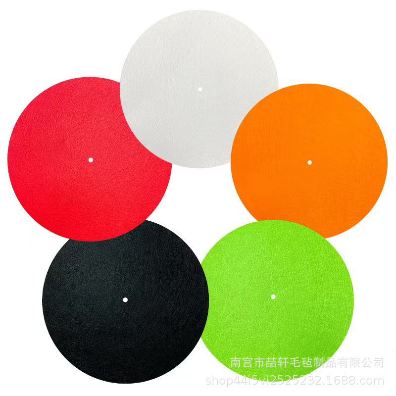 Supply vinyl record felt pad record player pad disc player non-slip pad protection pad phonograph CD pad