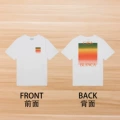 Front and rear models - gradient square logo white