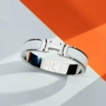 Platinum white h bracelet