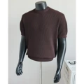 Dark brown [round neck]