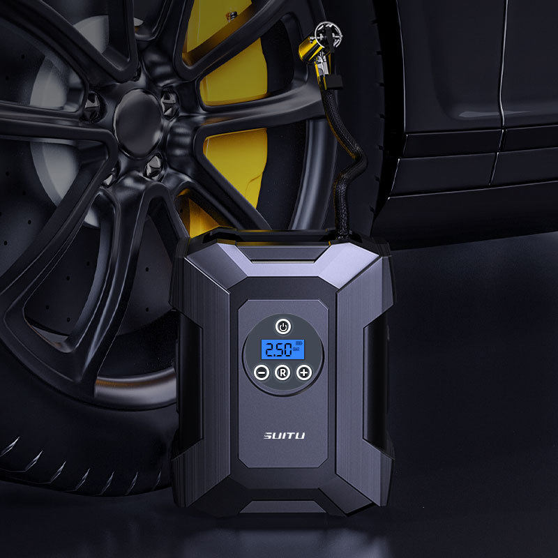 Car Air Pump Digital Display Car Air Pump Portable Car Mini Air Pump Handheld Off-Road Vehicle Air Pump