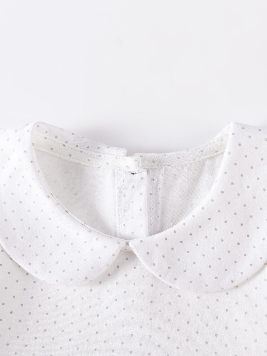 Girls' Autumn Long-Sleeve Dress, Cute Cotton Kids' Dress