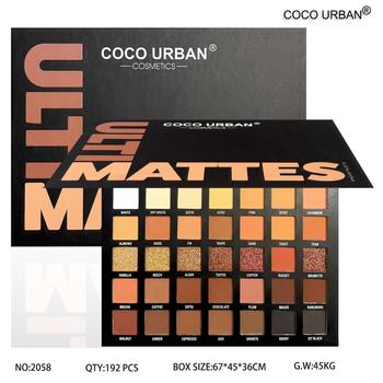 New cross-border 35 color eye shadow matte pearlescent makeup plate European and American orange black gorgeous stage makeup artist