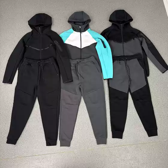 26Ss Windrunner Men's Suit Seamless Zipper Casual Sports Knitted Hooded Jacket Windproof Sports Suit