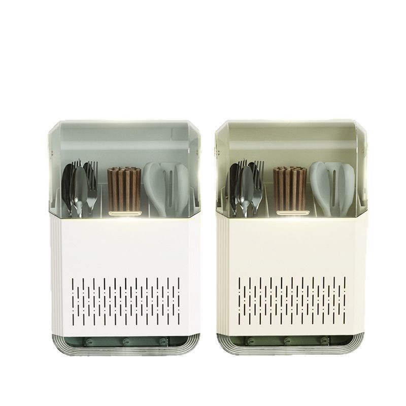 Household Dust-proof Chopsticks Holder Wall-mounted Chopsticks Basket Kitchen Chopsticks Cage Chopsticks Storage Rack High-grade New Style Spoon Storage Box
