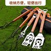 Wholesale Creative Outdoor Barbecue Tools Multifunctional Shovel Fork Clip Stainless Steel Bbq Combination Barbecue Set Handbag