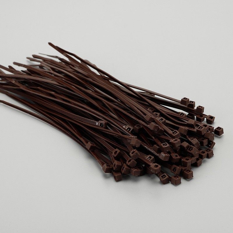 Brown brown cable tie color cable tie 5*250*300*4*100*200mm new light plastic cable tie