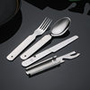 304 new beer knife and fork suit hotel western food knife and fork spoon laser logo tableware knife and fork spoon batch