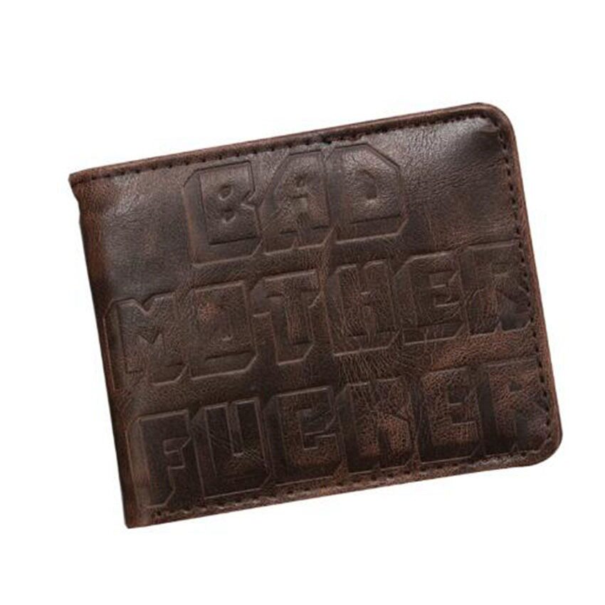 Pulp Fiction Surrounding Alternative Personality Rebellion Movie BAD MOTHER FUCKER Student Wallet Wallet